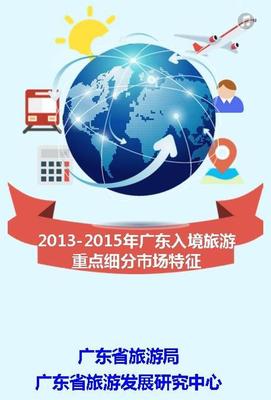 2013-2015年广东入境旅游重点细分市场特征分析